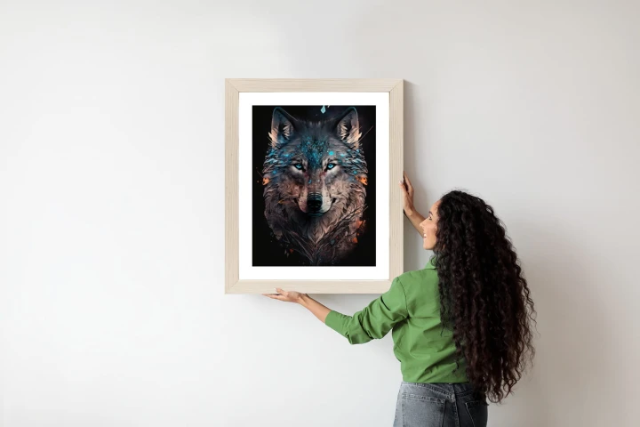 Plakat Magiczny Wilk