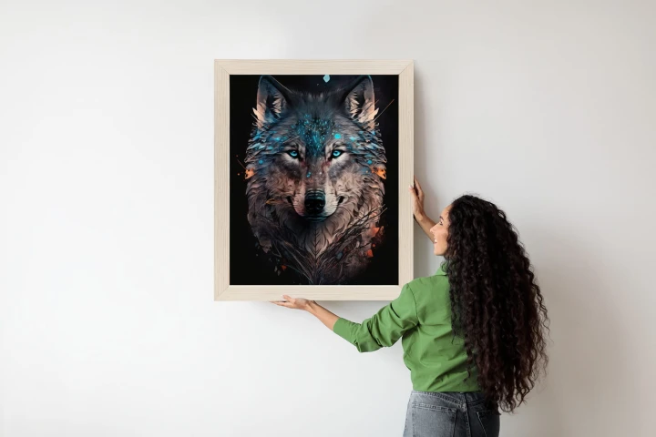 Plakat Magiczny Wilk