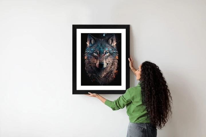 Plakat Magiczny Wilk