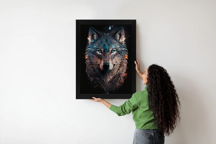 Plakat Magiczny Wilk