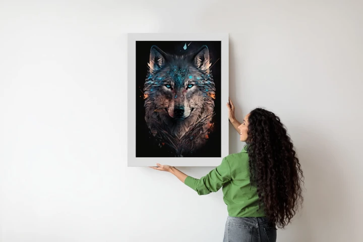Plakat Magiczny Wilk