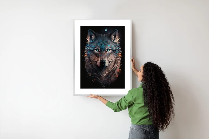 Plakat Magiczny Wilk
