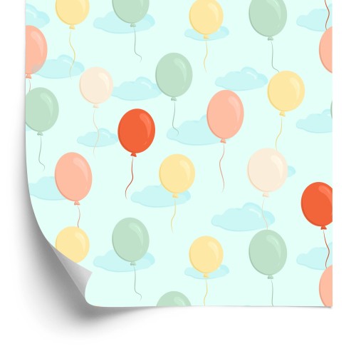 Tapeta Kolorowe Małe Balony