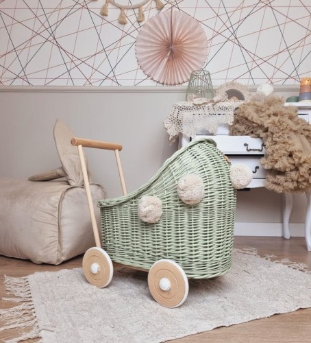 wózek dla lalek retro