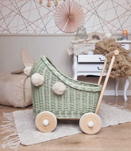 wózek dla lalek retro