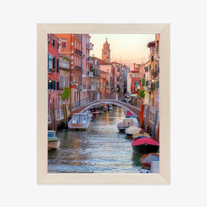 Plakat Romantyczny Kanał W Centrum Wenecji
