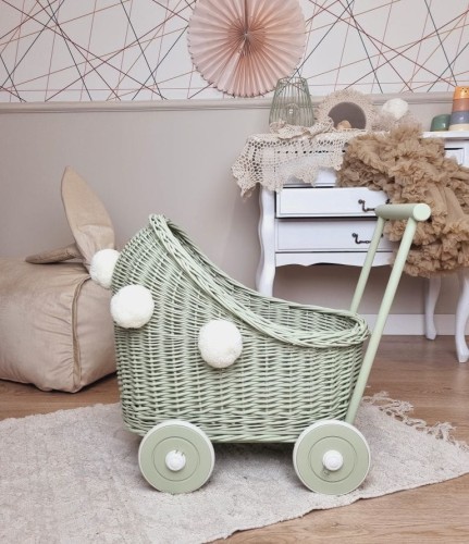 wózek dla lalek retro