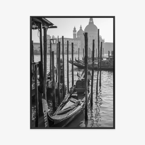 Plakat Kościół Santa Maria Della Salute I Gondole