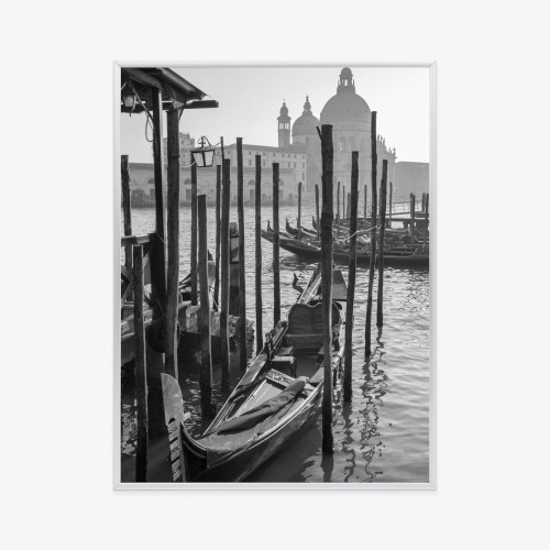 Plakat Kościół Santa Maria Della Salute I Gondole