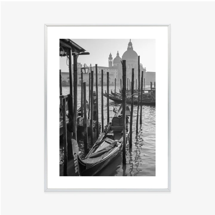 Plakat Kościół Santa Maria Della Salute I Gondole