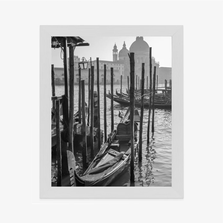 Plakat Kościół Santa Maria Della Salute I Gondole