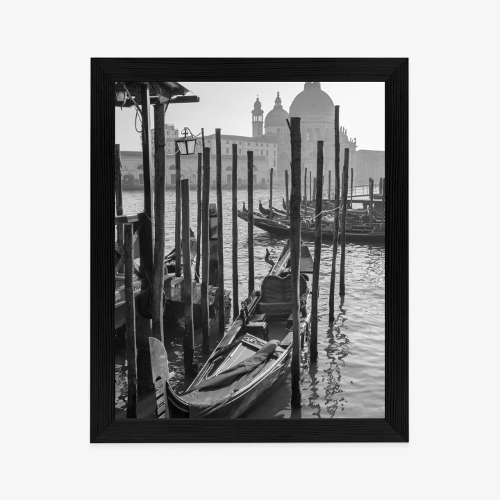 Plakat Kościół Santa Maria Della Salute I Gondole