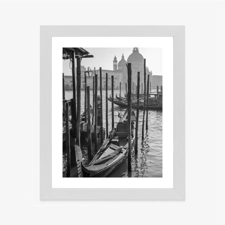 Plakat Kościół Santa Maria Della Salute I Gondole