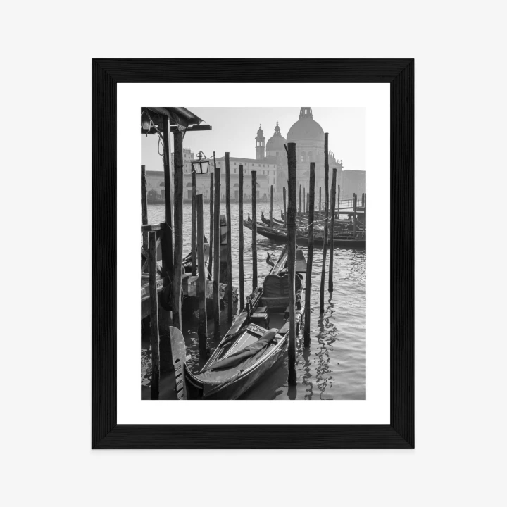 Plakat Kościół Santa Maria Della Salute I Gondole