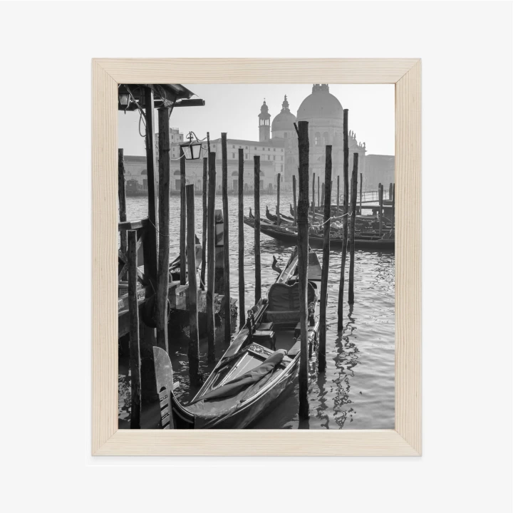 Plakat Kościół Santa Maria Della Salute I Gondole