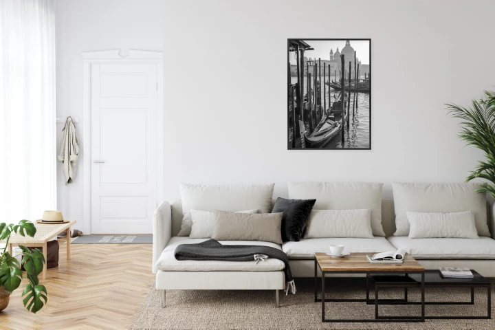 Plakat Kościół Santa Maria Della Salute I Gondole