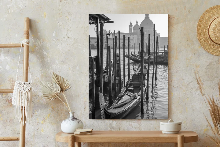 Plakat Kościół Santa Maria Della Salute I Gondole