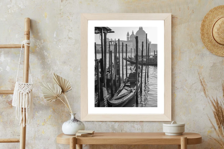 Plakat Kościół Santa Maria Della Salute I Gondole