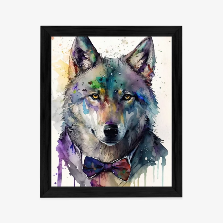 Plakat Wilk W Muszce