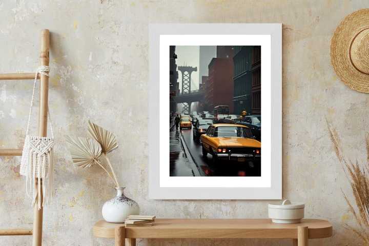 Plakat Deszczowy Dzień W Nowym Jorku