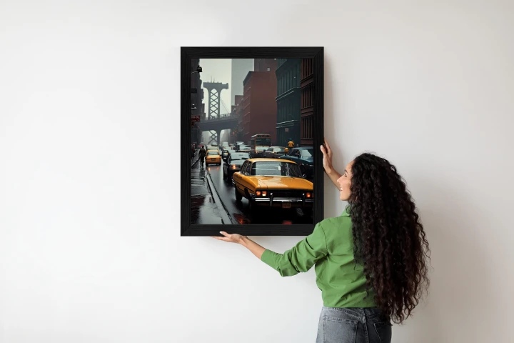 Plakat Deszczowy Dzień W Nowym Jorku