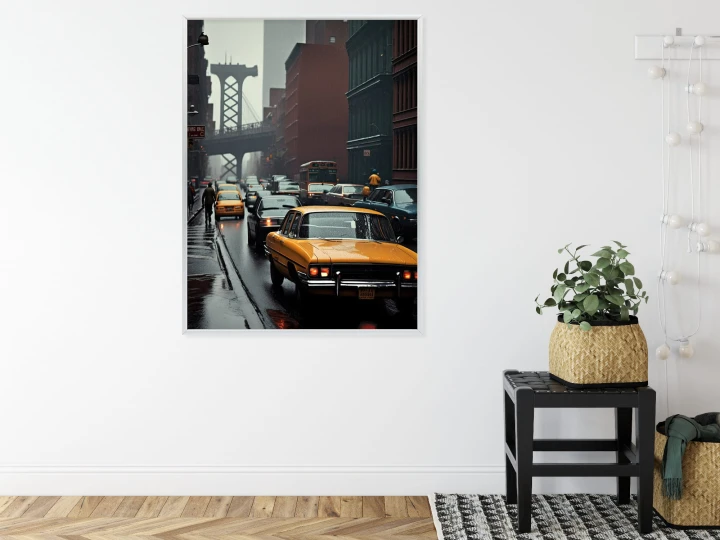 Plakat Deszczowy Dzień W Nowym Jorku