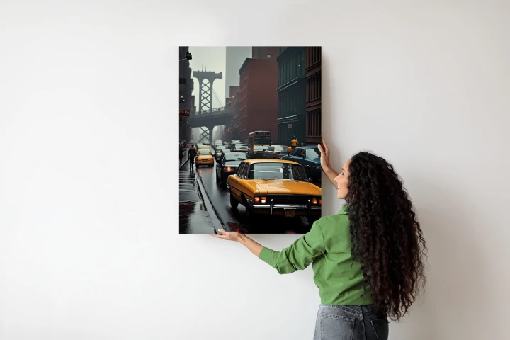 Plakat Deszczowy Dzień W Nowym Jorku