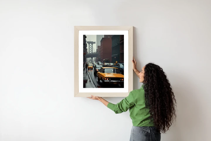 Plakat Deszczowy Dzień W Nowym Jorku