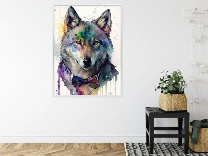 Plakat Wilk W Muszce