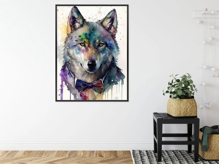 Plakat Wilk W Muszce