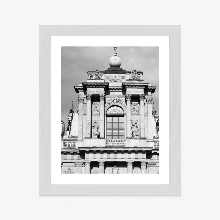 Plakat Zabytki Warszawy W Czarno Białych Kolorach