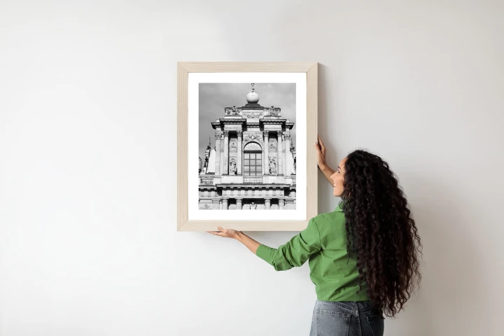 Plakat Zabytki Warszawy W Czarno Białych Kolorach