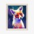 Plakat Portrait Of Wild Fox Watercolor, Wallpaper Painting, Animal