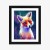 Plakat Portrait Of Wild Fox Watercolor, Wallpaper Painting, Animal