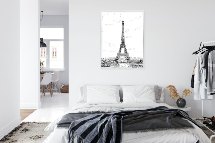 Plakat Wieża Eiffla - Szkic