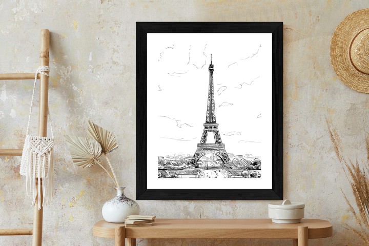 Plakat Wieża Eiffla - Szkic
