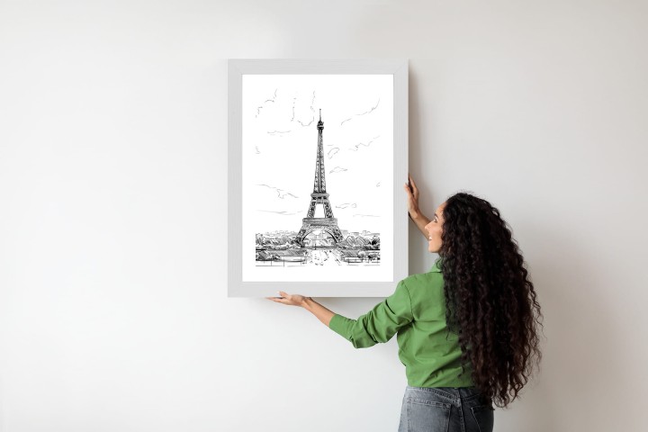 Plakat Wieża Eiffla - Szkic