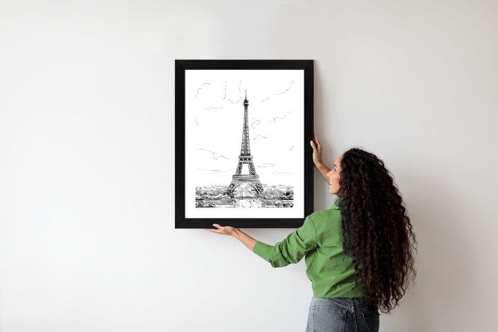 Plakat Wieża Eiffla - Szkic