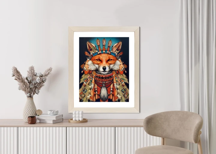 Plakat Etno Portret Lisa