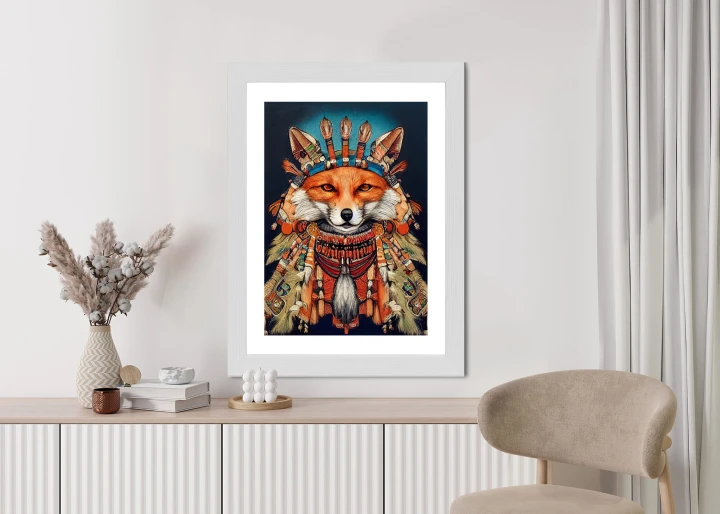 Plakat Etno Portret Lisa