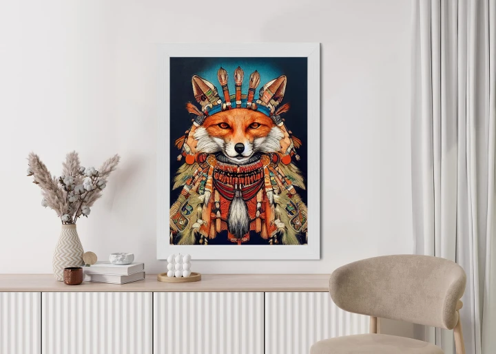Plakat Etno Portret Lisa