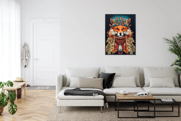 Plakat Etno Portret Lisa