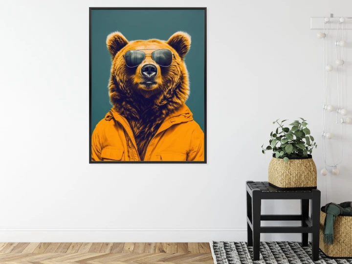 Plakat Niedźwiedź W Żółtej Koszuli