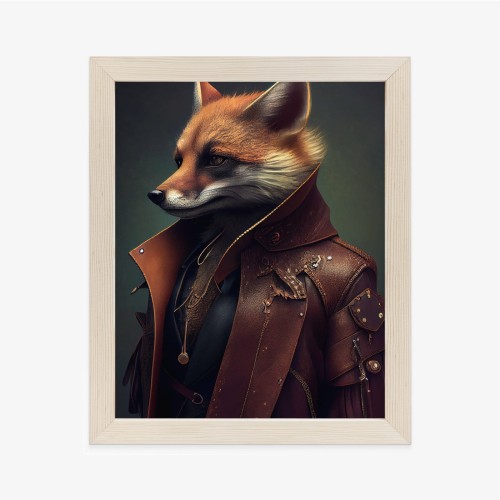 Plakat Lis W Stroju Fantasy