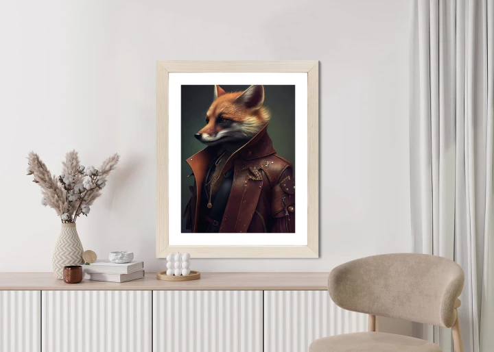 Plakat Lis W Stroju Fantasy