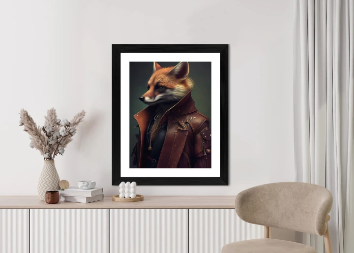 Plakat Lis W Stroju Fantasy