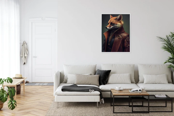 Plakat Lis W Stroju Fantasy