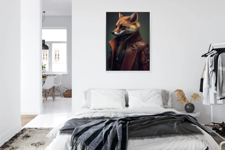 Plakat Lis W Stroju Fantasy