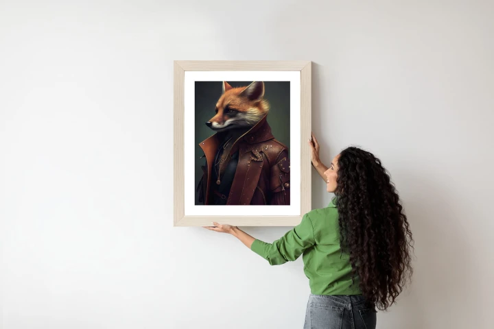 Plakat Lis W Stroju Fantasy