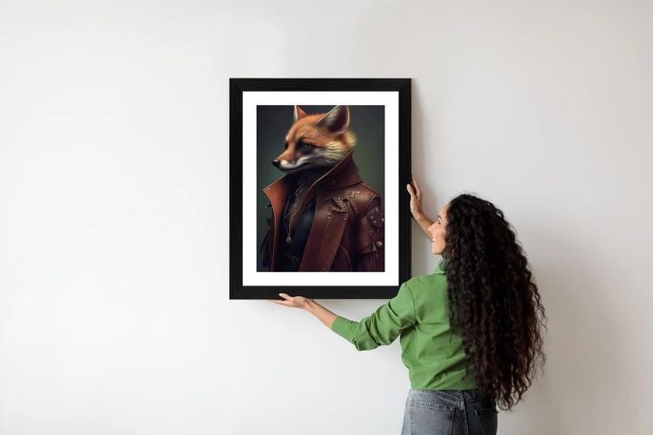 Plakat Lis W Stroju Fantasy